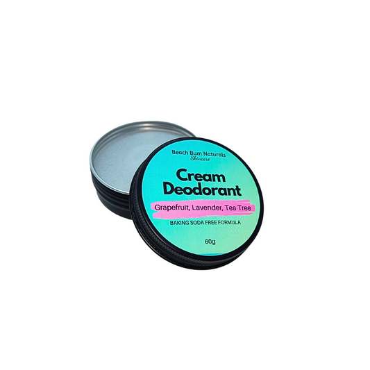Grapefruit, Tea Tree, & Lavender - Cream Deodorant (Baking Soda Free)