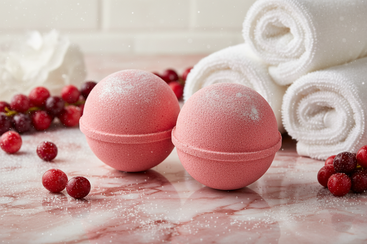 Frosted Cranberry - Bath Bomb