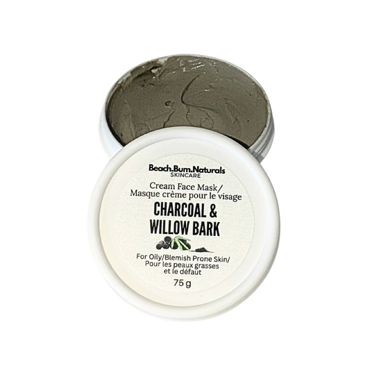 Charcoal & Willow Bark - Cream Face Mask