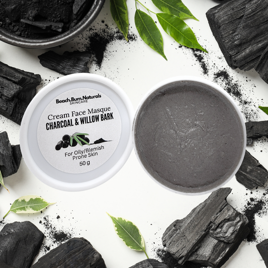 Charcoal & Willow Bark - Cream Face Mask