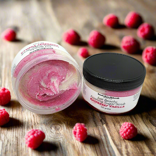 Raspberry Vanilla - Just Beachy Foaming Sugar Scrub